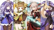 The characters involved in this Catalyze team comp (Image via HoYoverse)